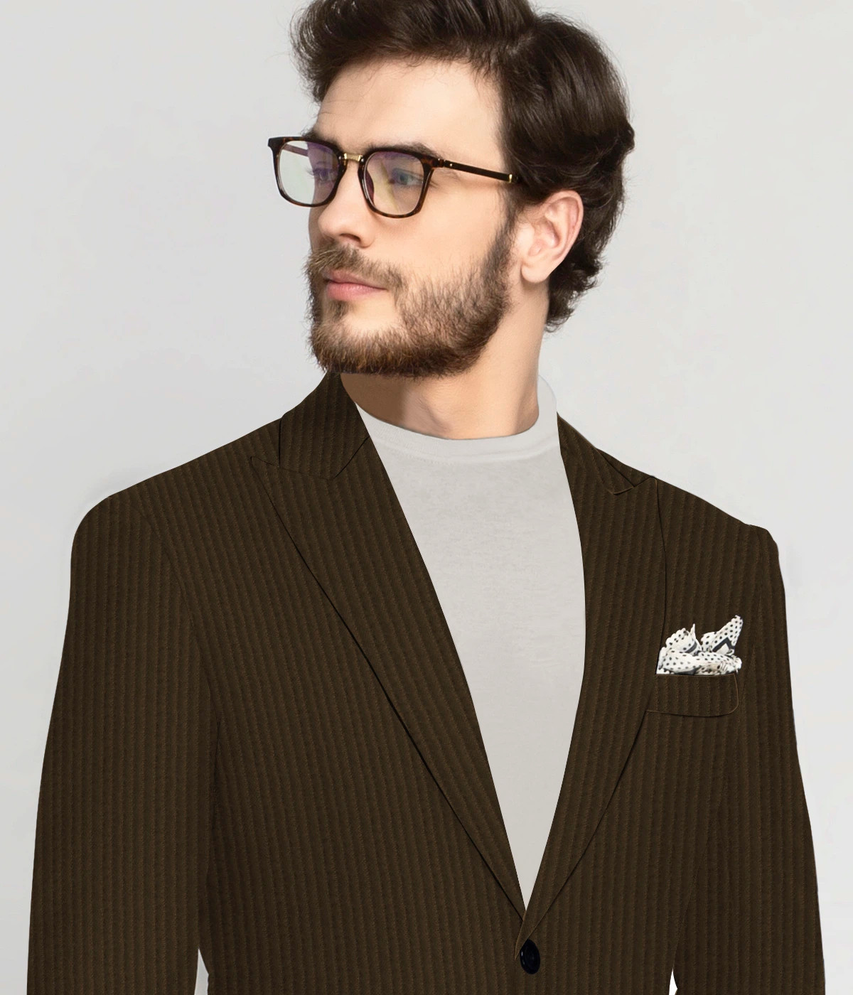 Country Brown Corduroy Suit-1