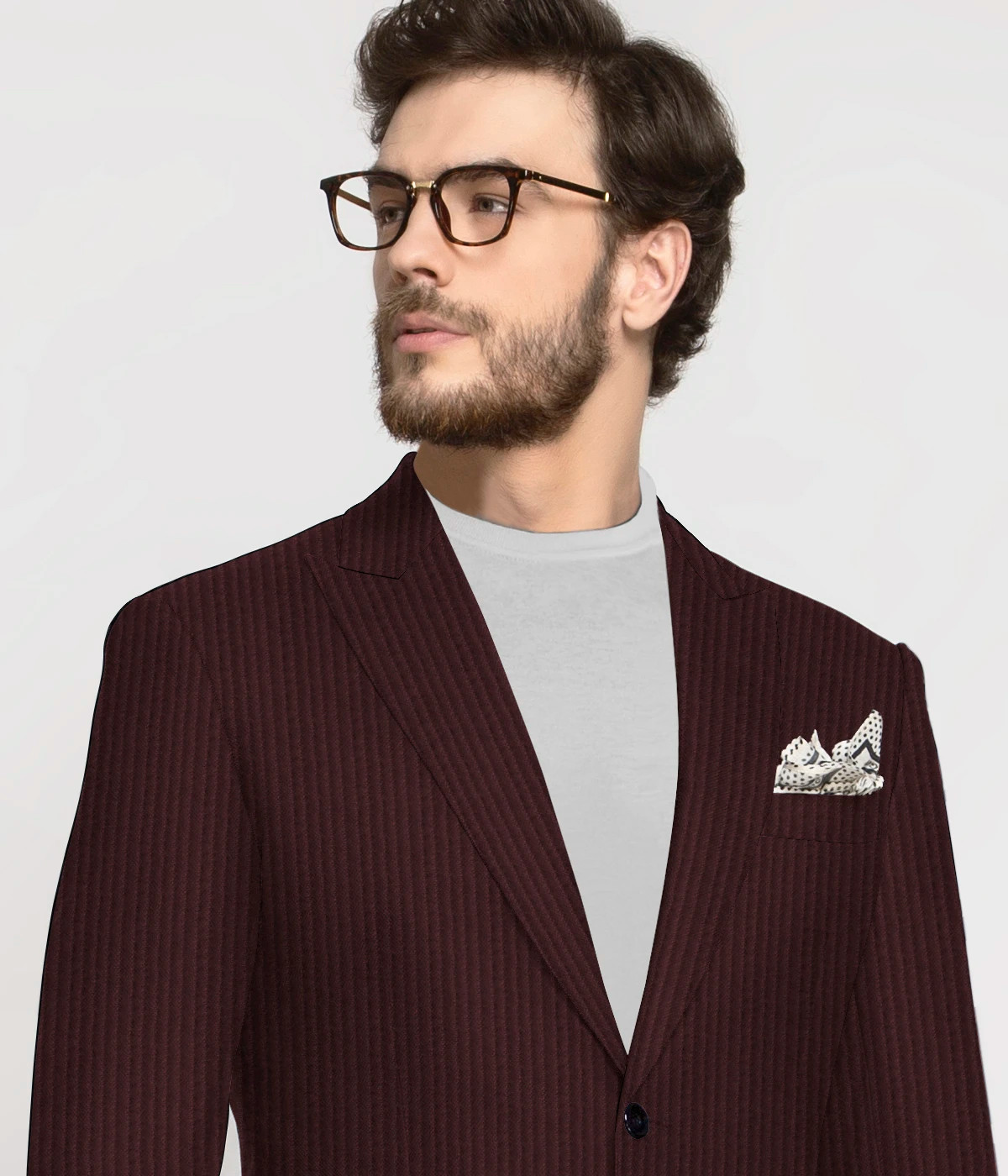 Burgundy Corduroy Suit-1