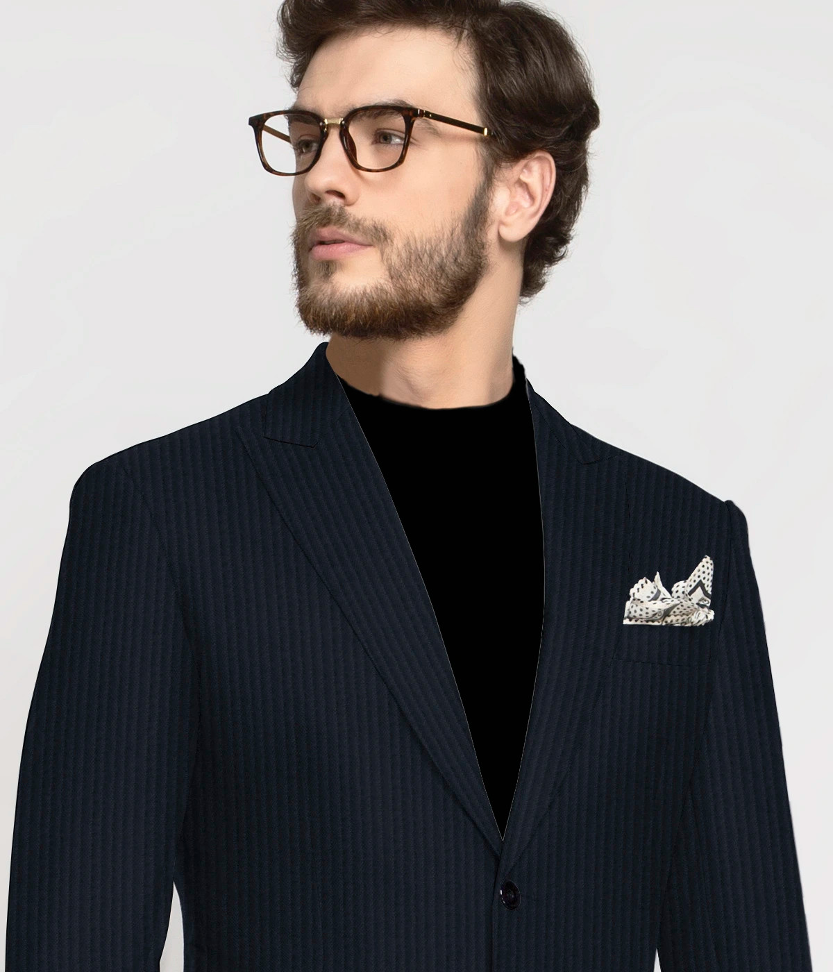 Navy Corduroy Blazer-1