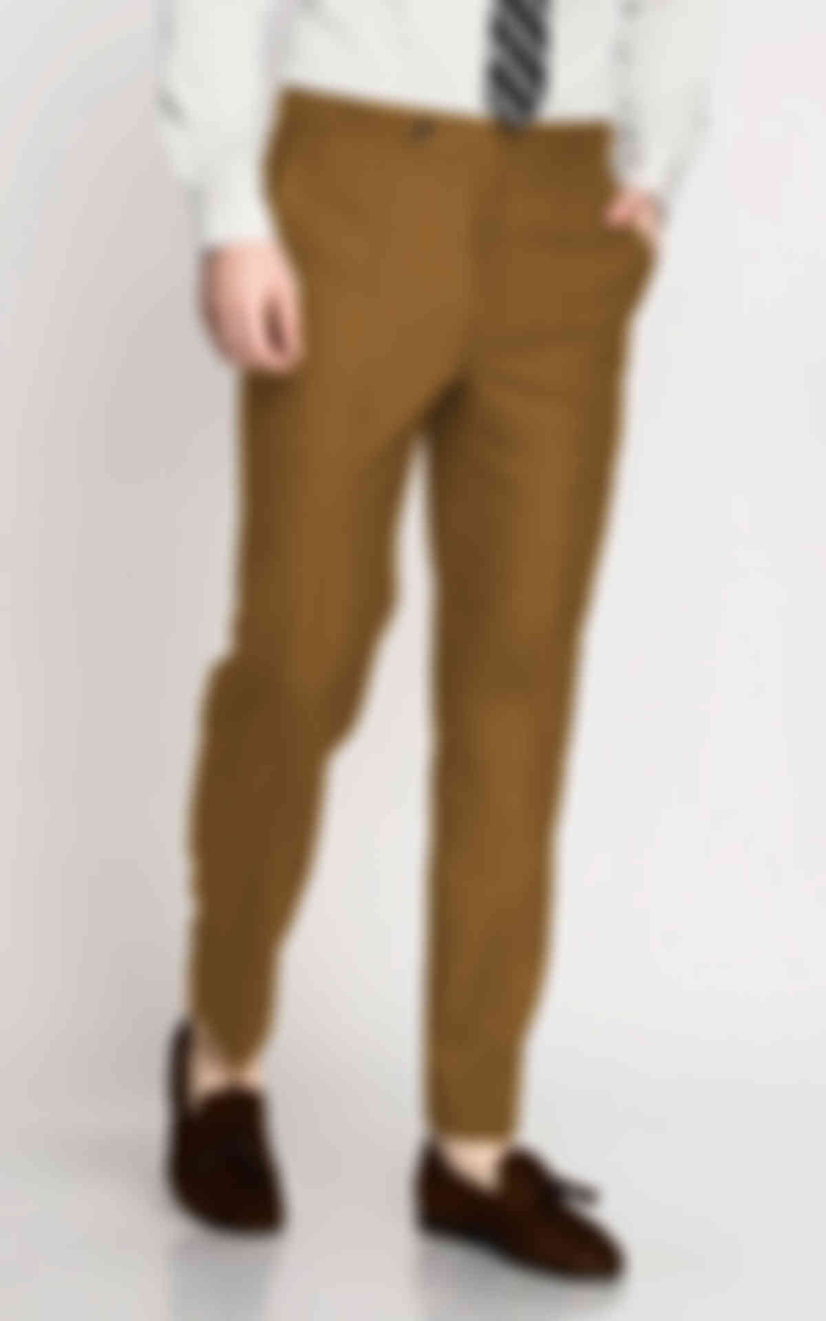 Golden Khaki Corduroy Pants image