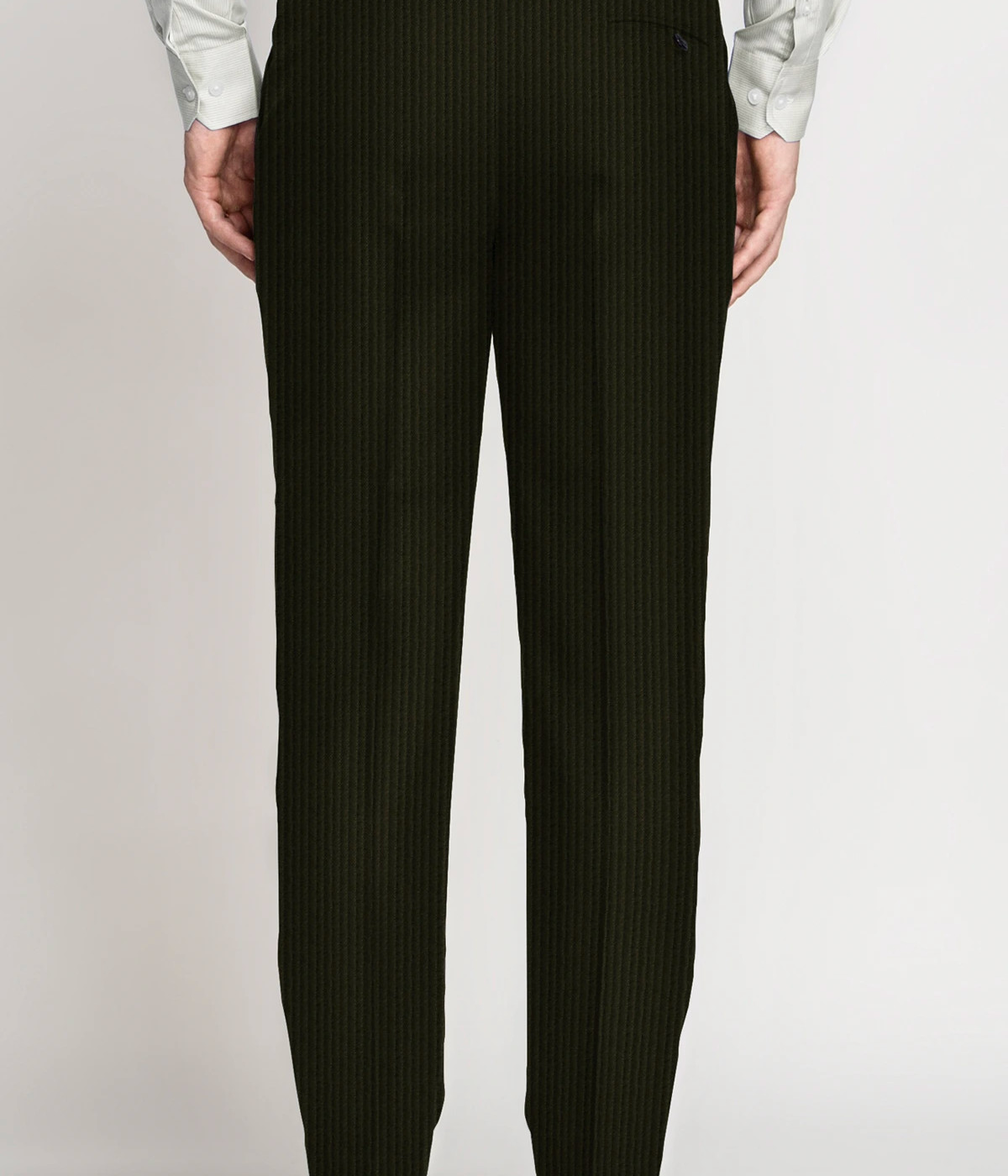 Olive Green Corduroy Pants- view-1