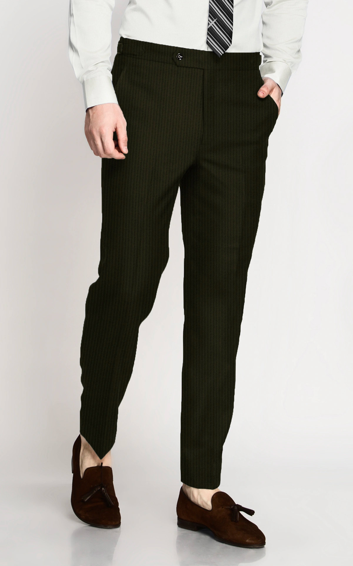 Olive Green Corduroy Pants