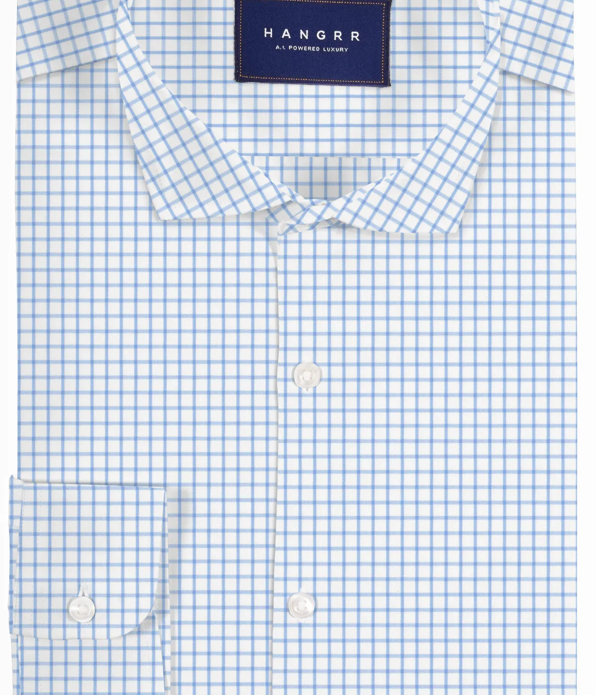 Light Blue Checks Shirt- view-2