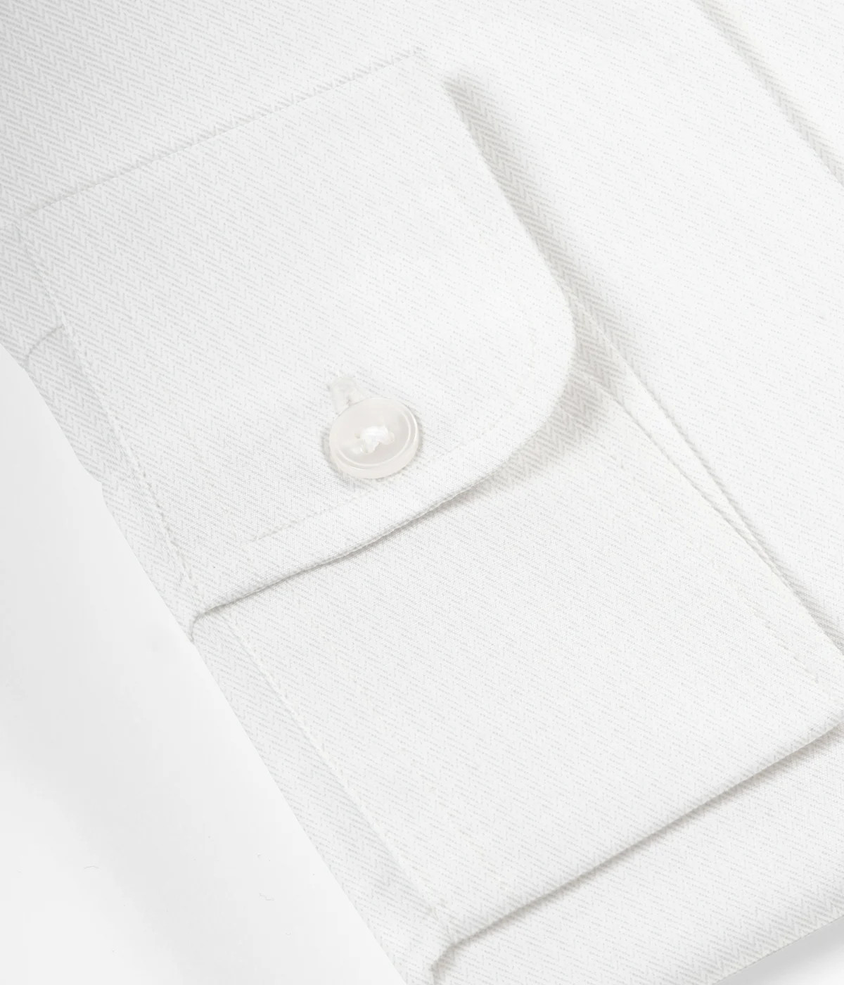 White Herringbone Shirt-1