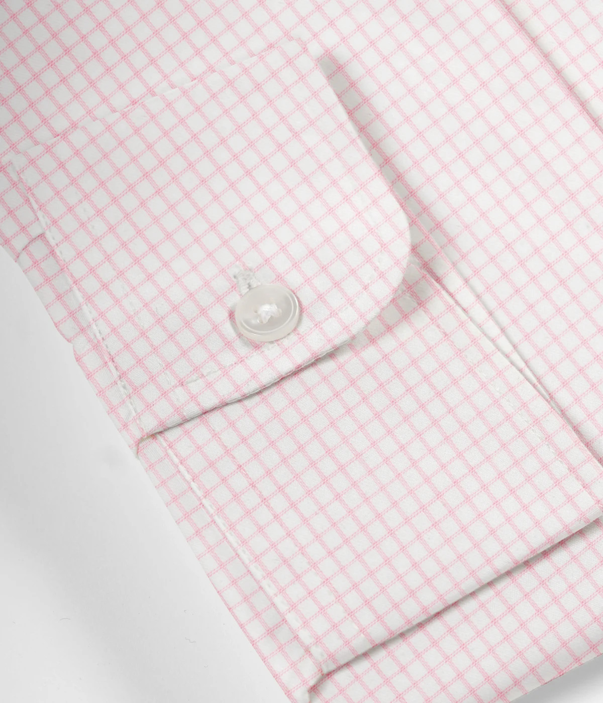 White Pink Checks Shirt-1