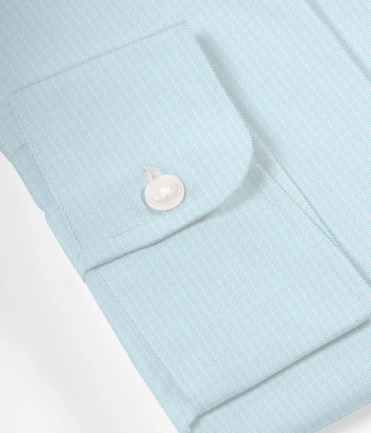 Light Blue Herringbone Shirt-1