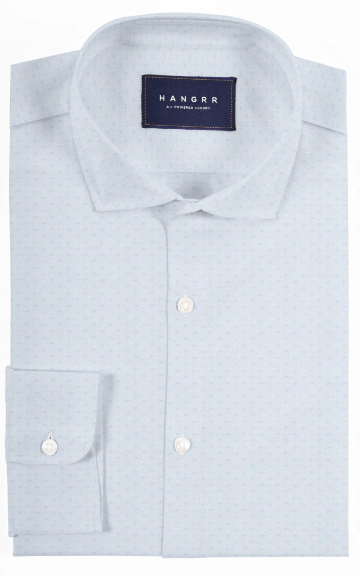 Sky Blue Dobby Shirt -image