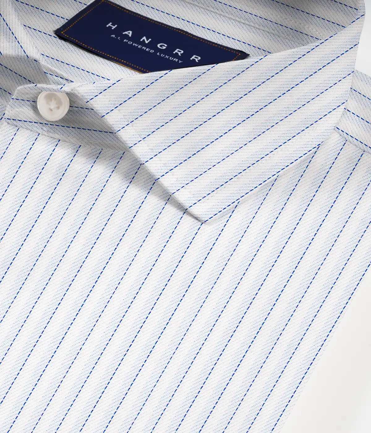 White Blue Stripe Soktas Shirt- view-1