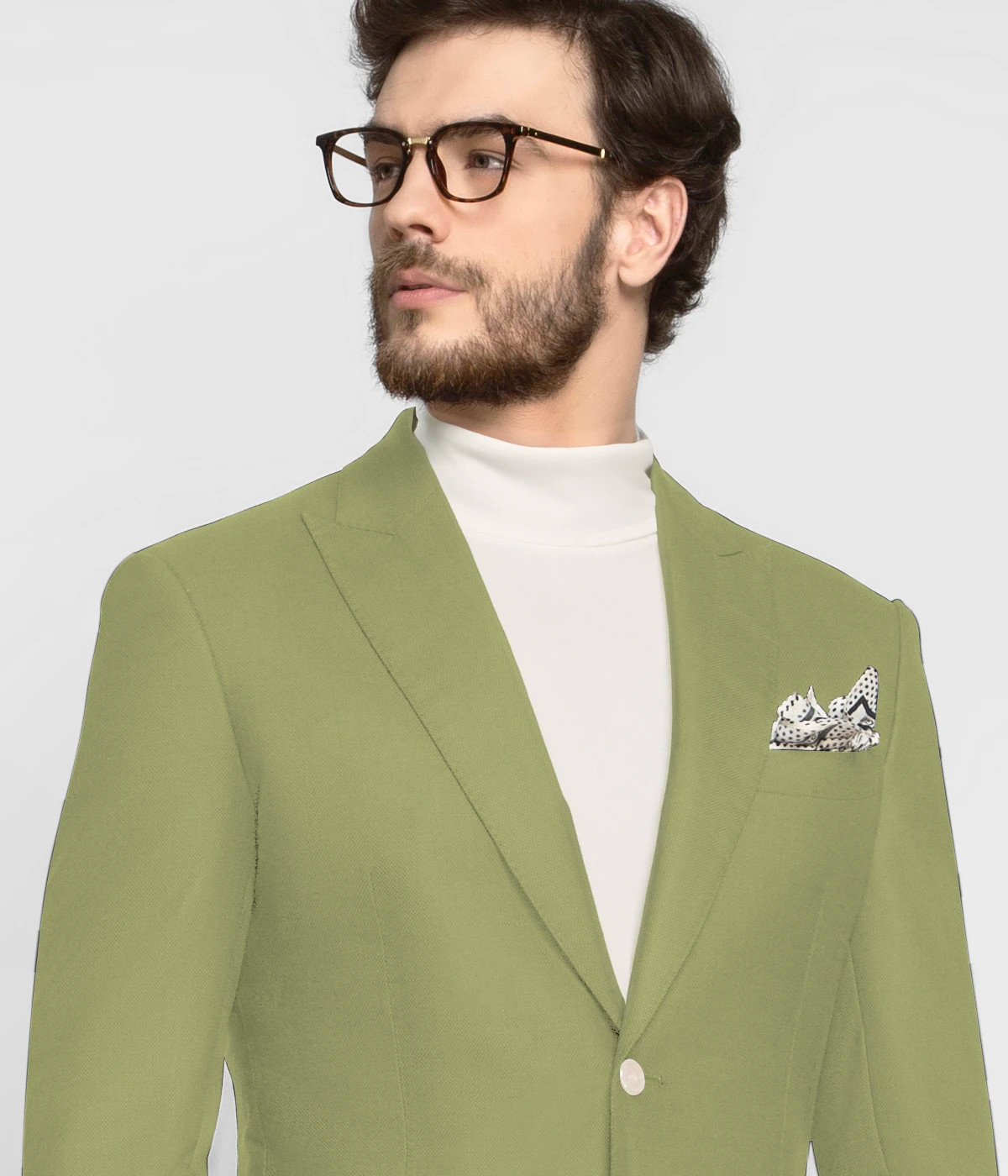 Light Green Wool Suit-1