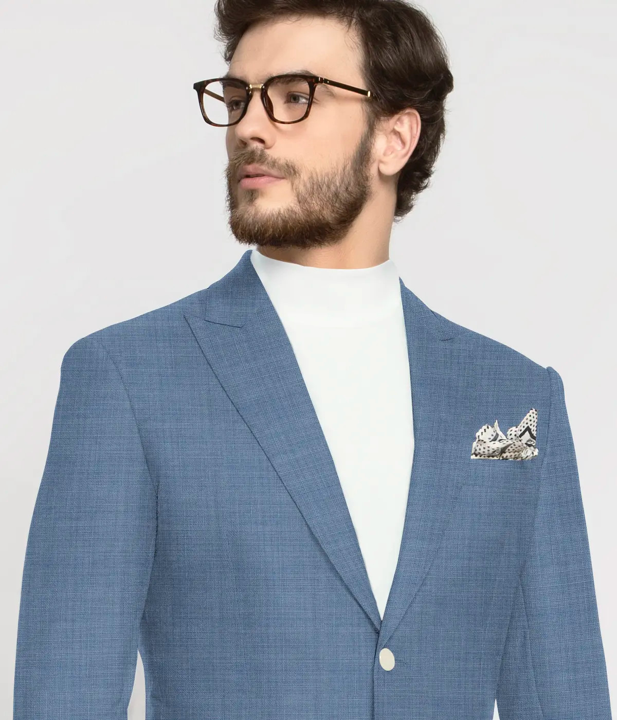 Powder Blue Wool Suit-1
