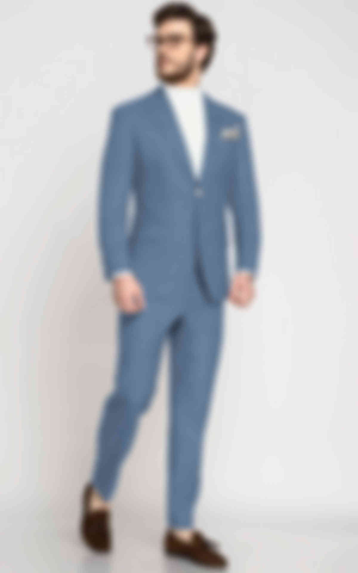 Powder Blue Wool Suit