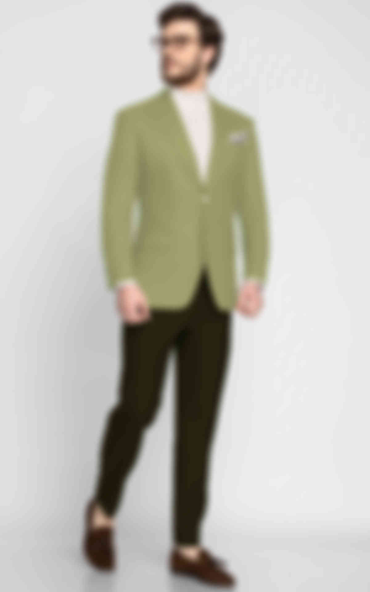 Light Green Wool Blazer