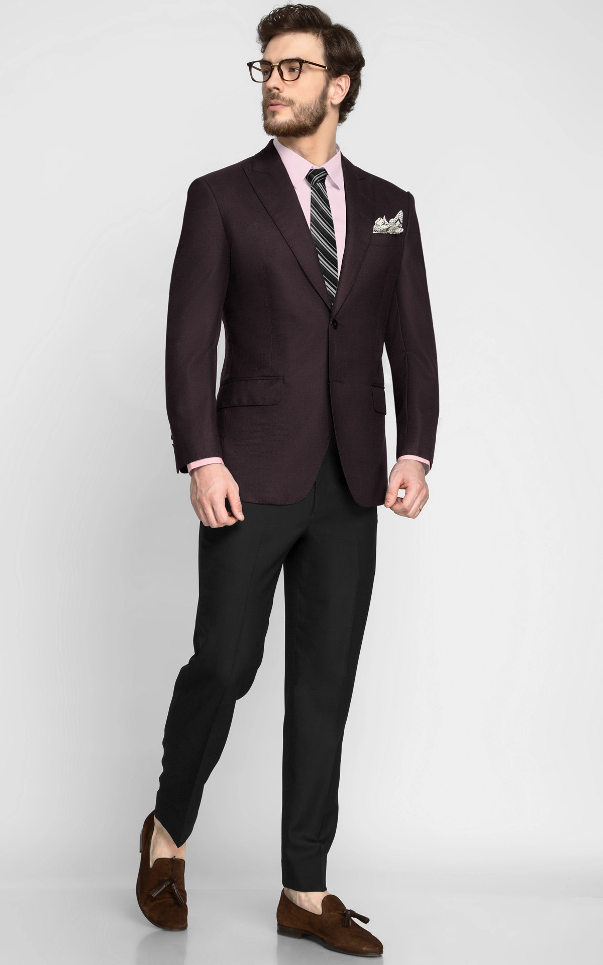 Spanish Wine Wool Blazer