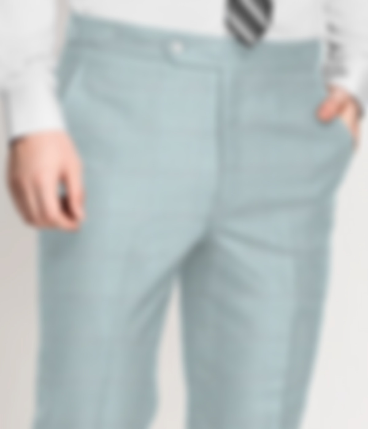 Pastel Blue Checks Pants-1