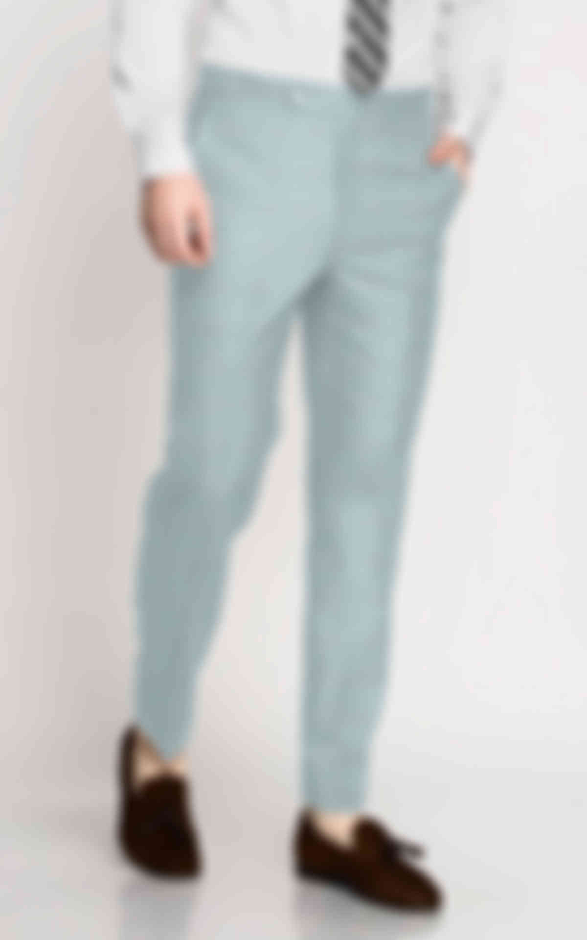 Pastel Blue Checks Pants image