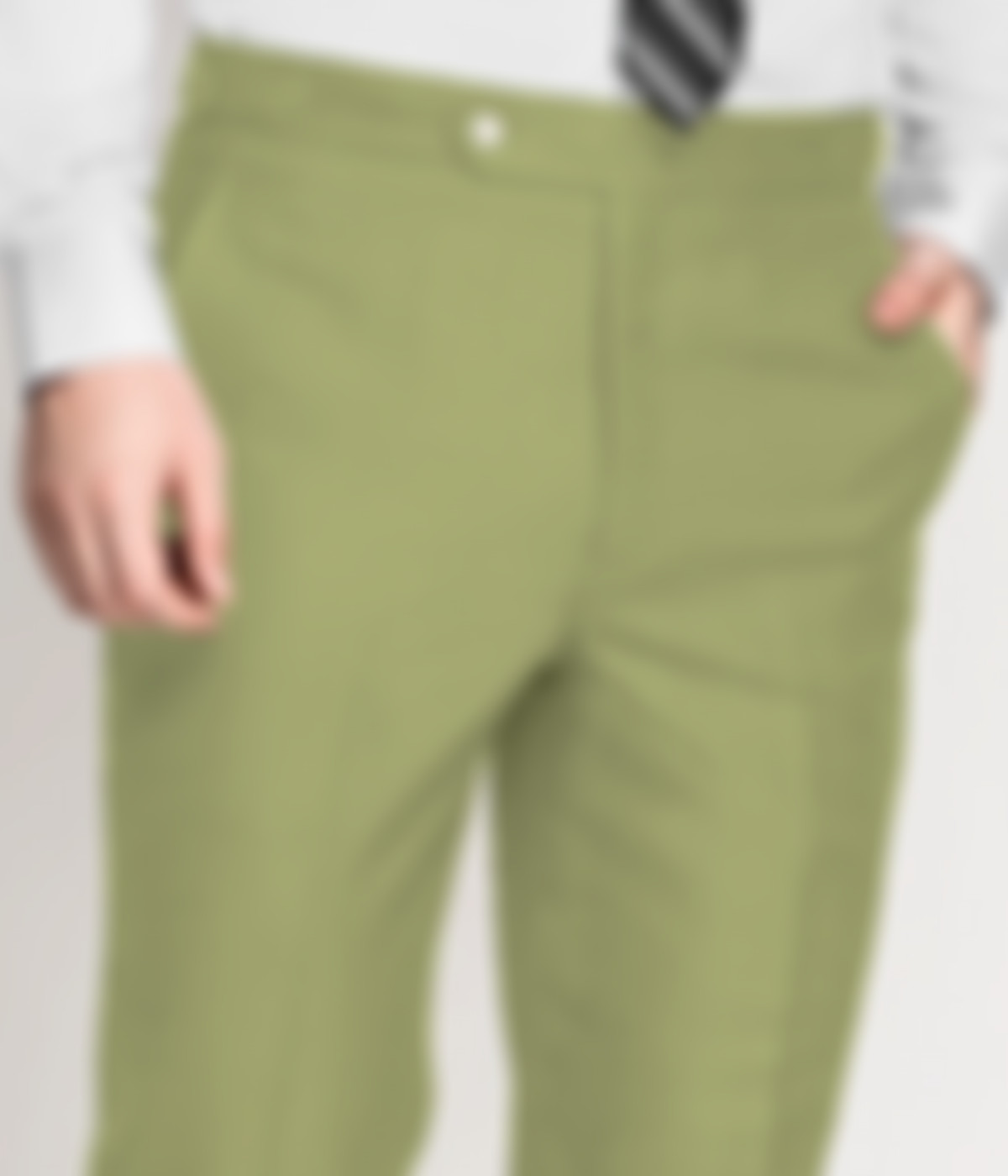 Light Green Wool Pants-1