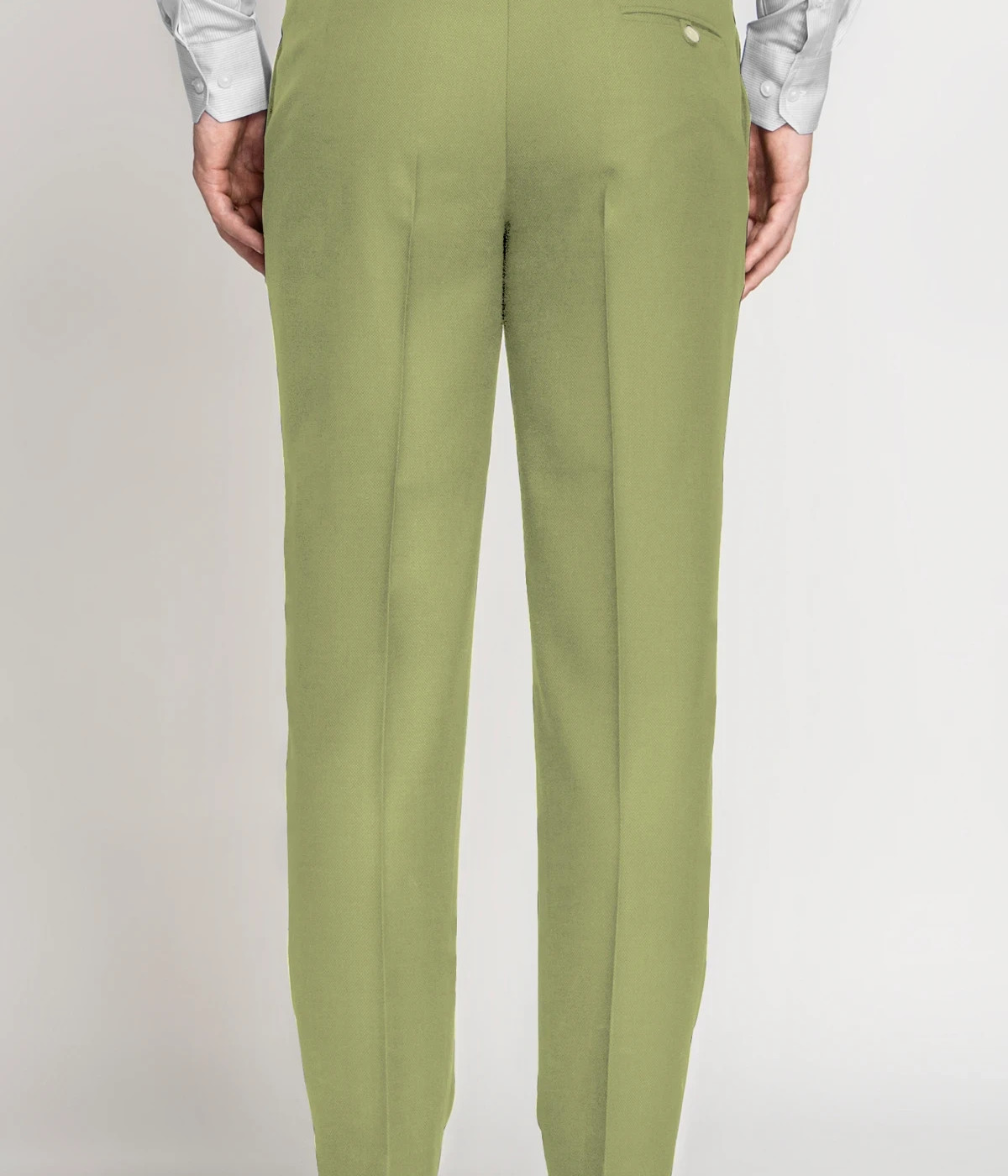 Light Green Wool Pants- view-1