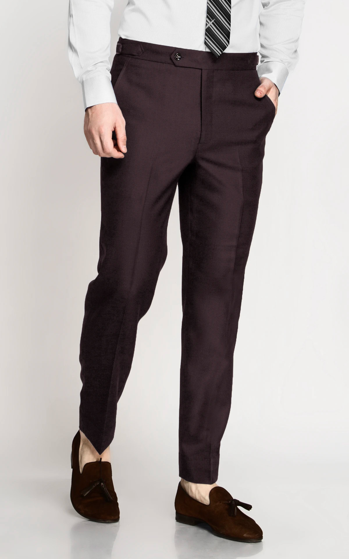 Spanish Wine Wool Pants