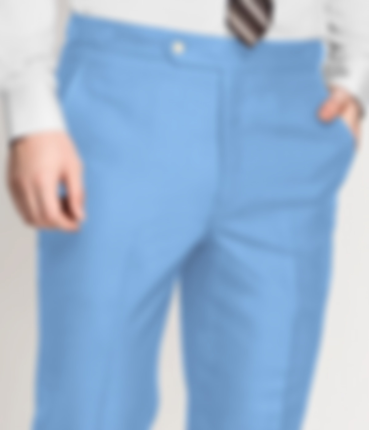 Light Blue Wool Pants-1
