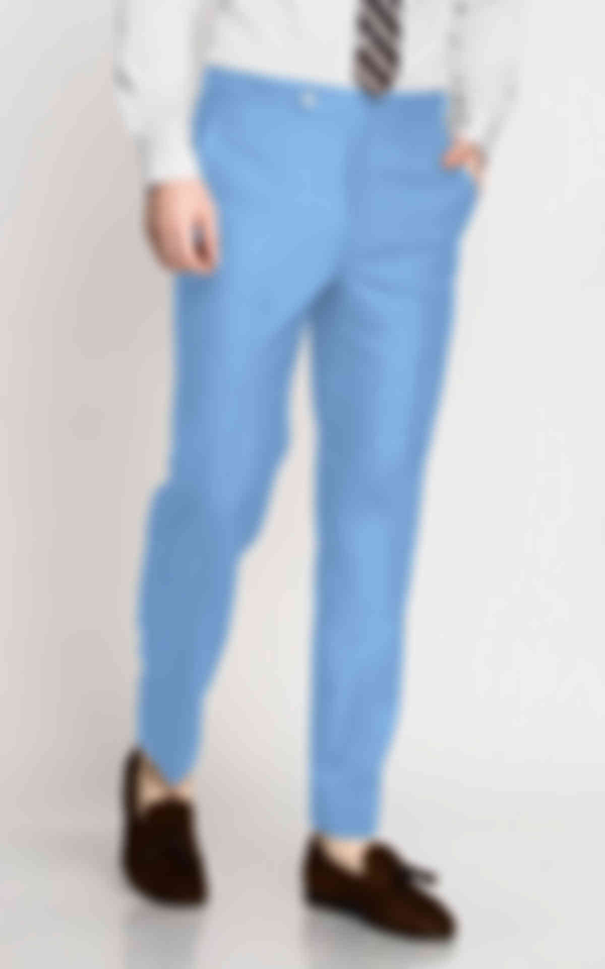 Light Blue Wool Pants