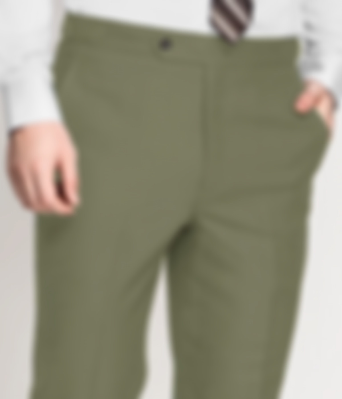 Forest Sage Wool Pants-1