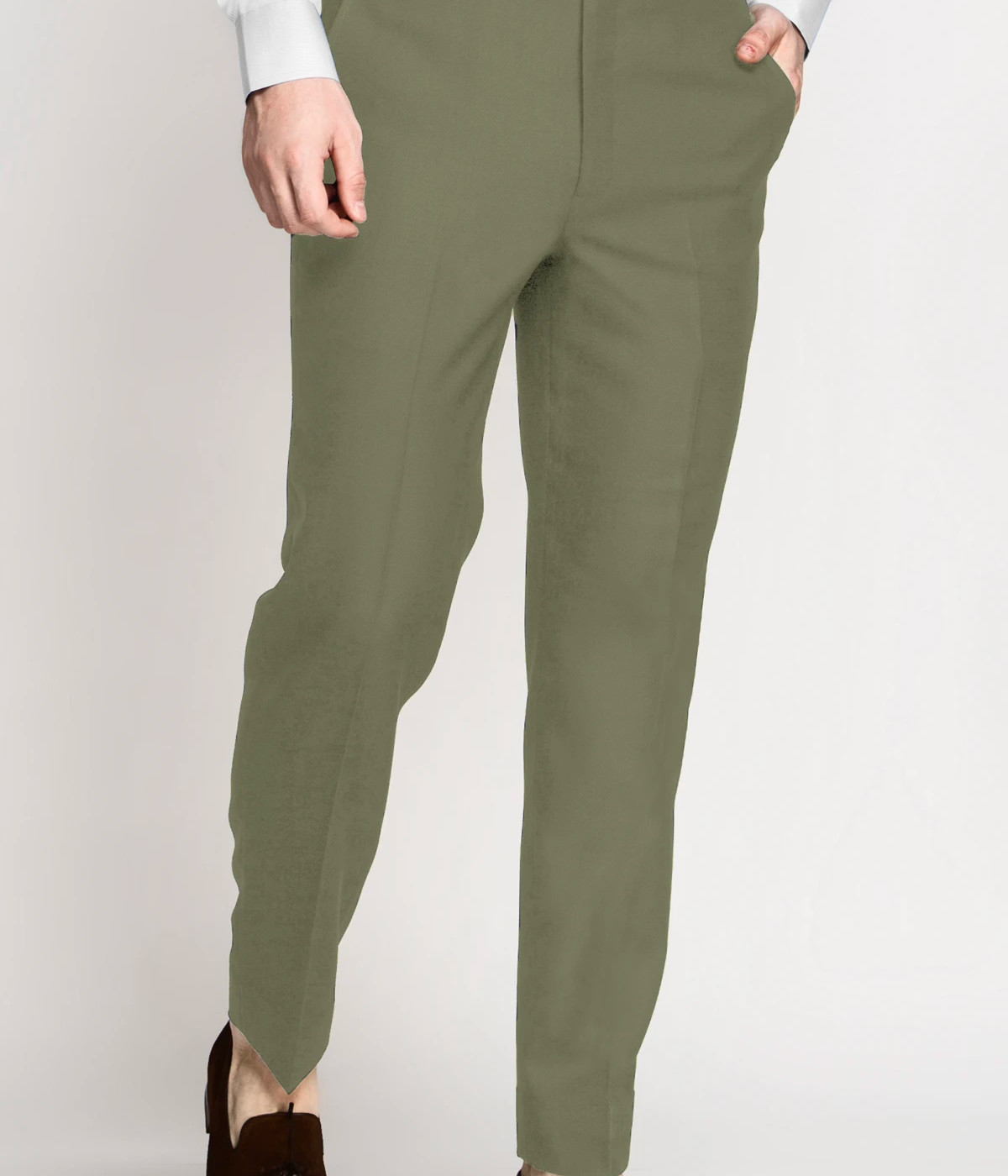 Forest Sage Wool Pants- view-2
