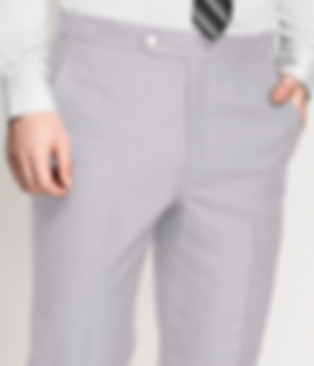 Pastel Lavender Wool Pants-1