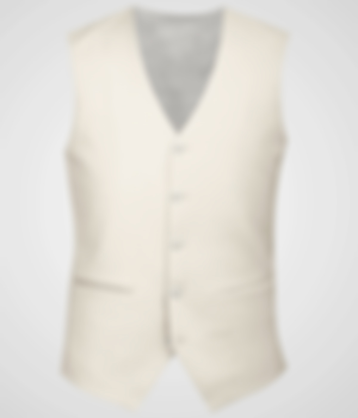 Classic Ivory Wool Vest-1