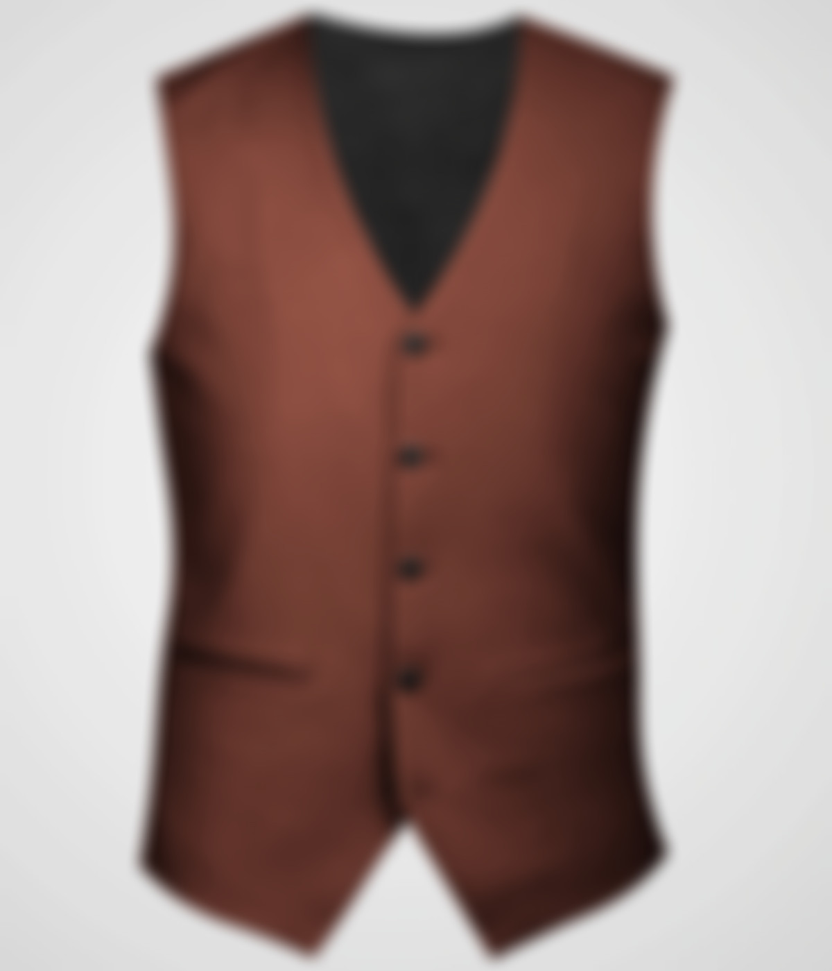 Bright Rust Wool Vest-1