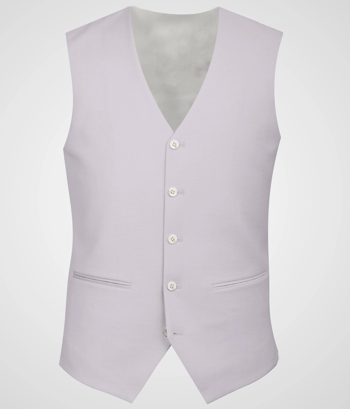 Pastel Lavender Wool Vest-1
