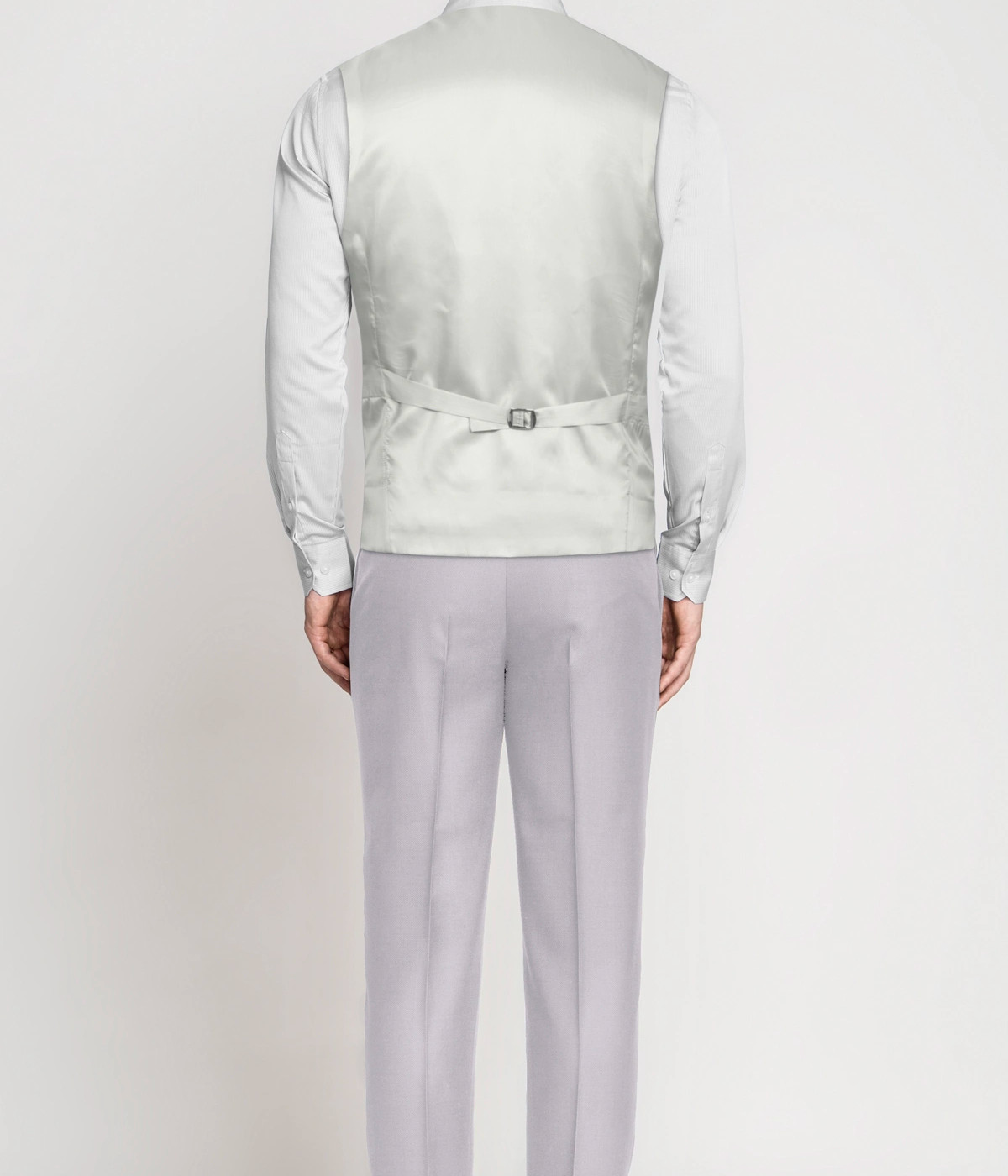 Pastel Lavender Wool Vest- view-1