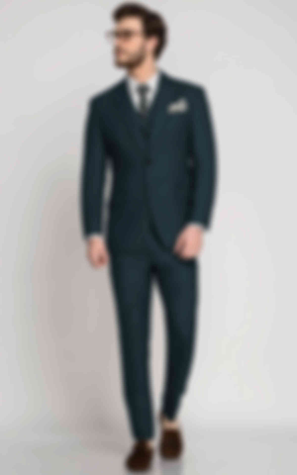 Emerald Green Pure Wool Suit image