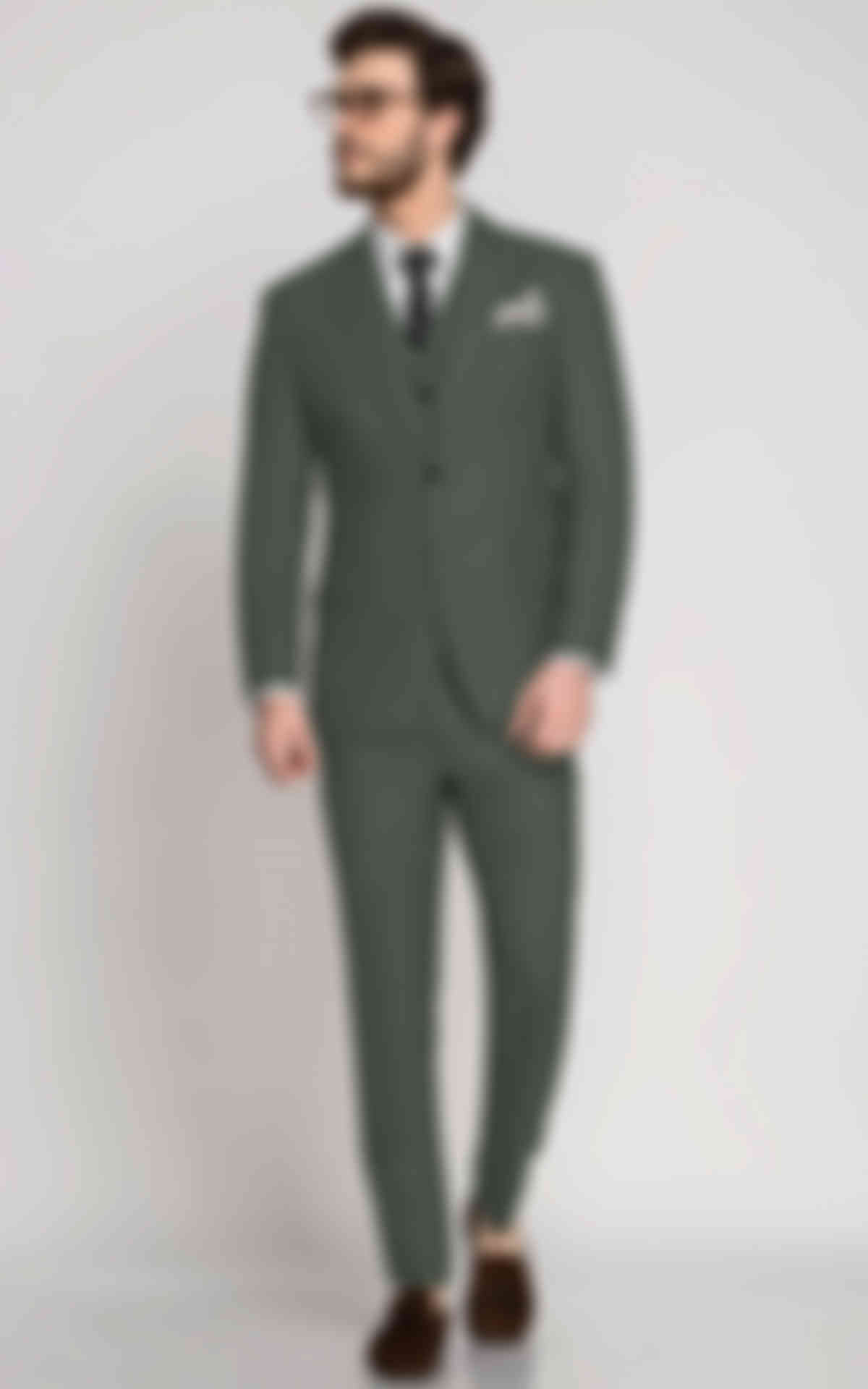 Sage Green Pure Wool Suit image