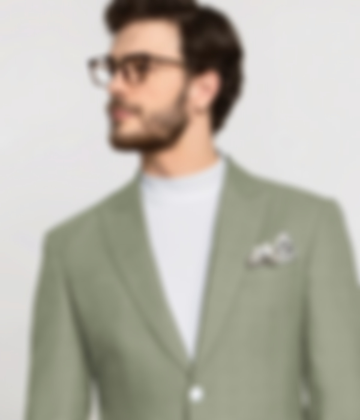 Sage Green Checks Vegan Suit-1