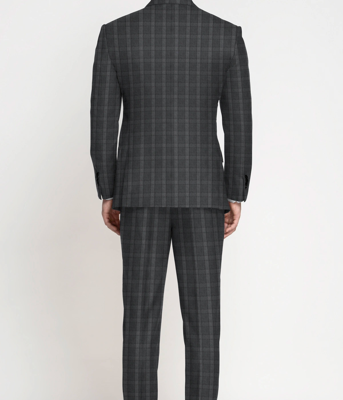 Morocco Grey Checks Vegan Suit- view-1