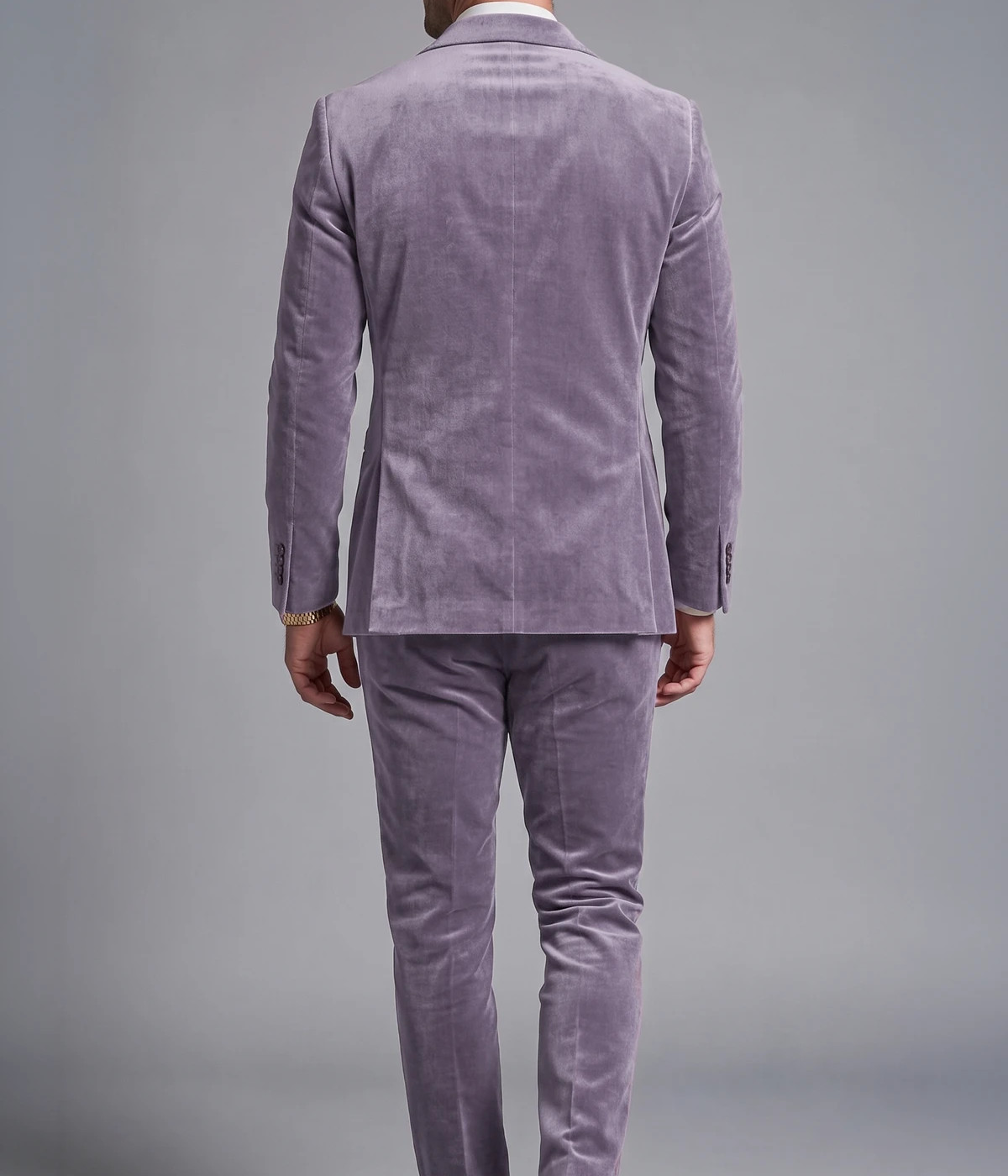Lilac Velvet Suit- view-1