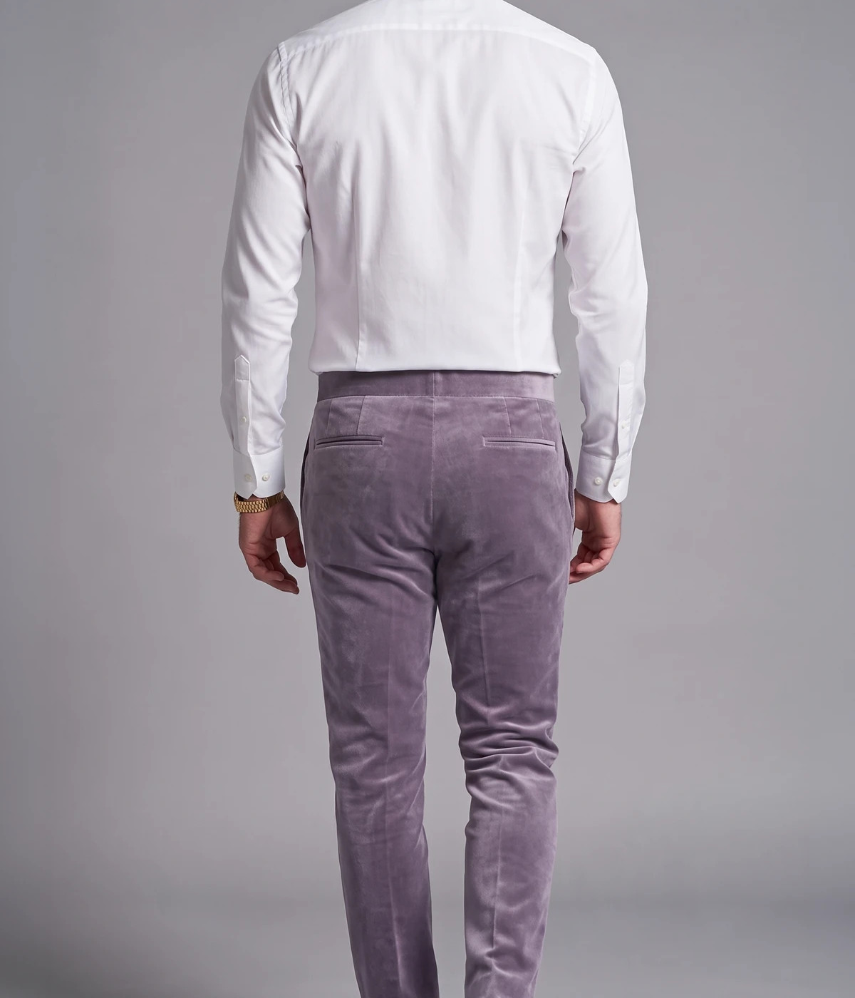 Lilac Velvet Pants- view-1