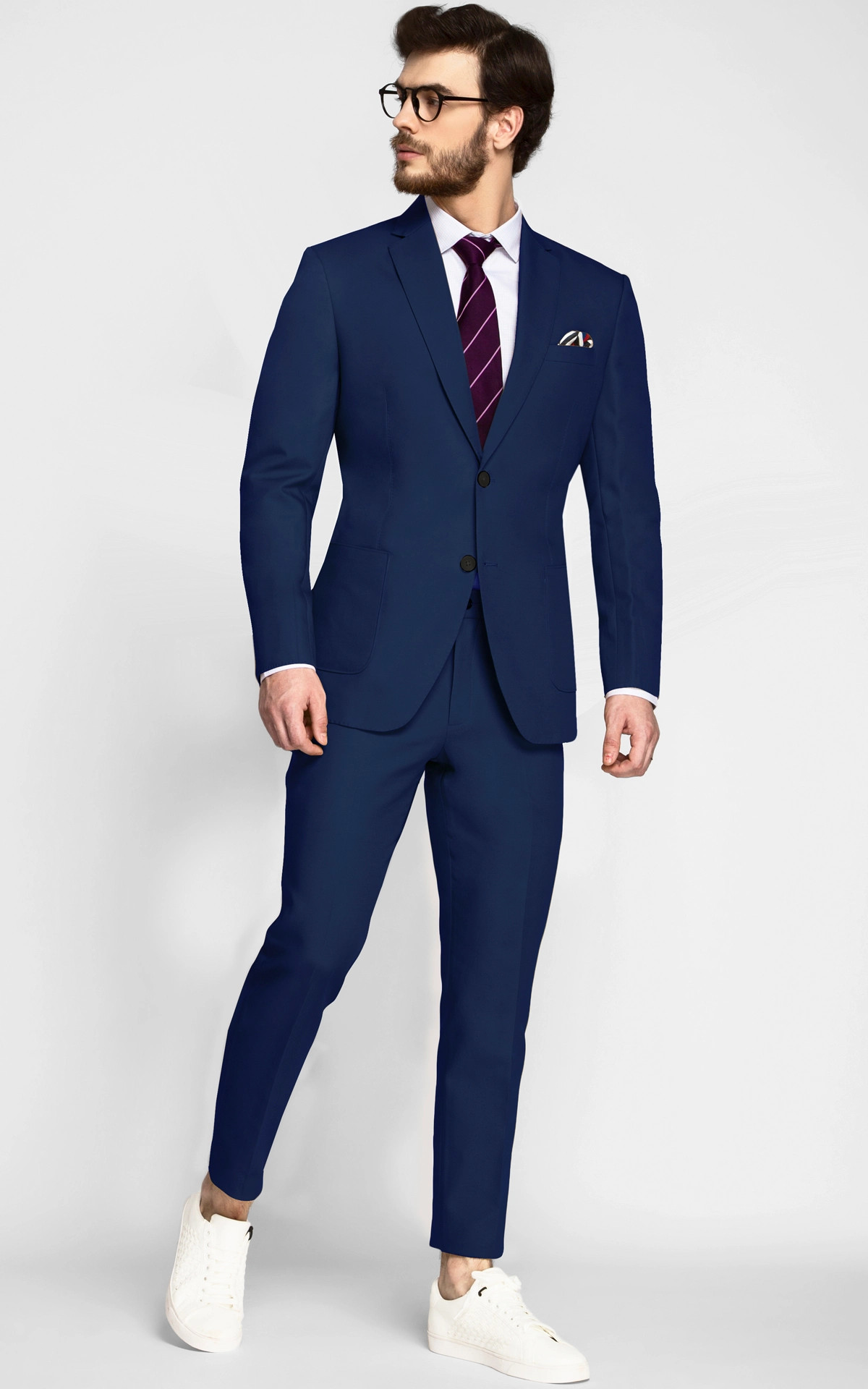 Buy Blue Check Formal Suit Blazer for Men Online at SELECTED HOMME