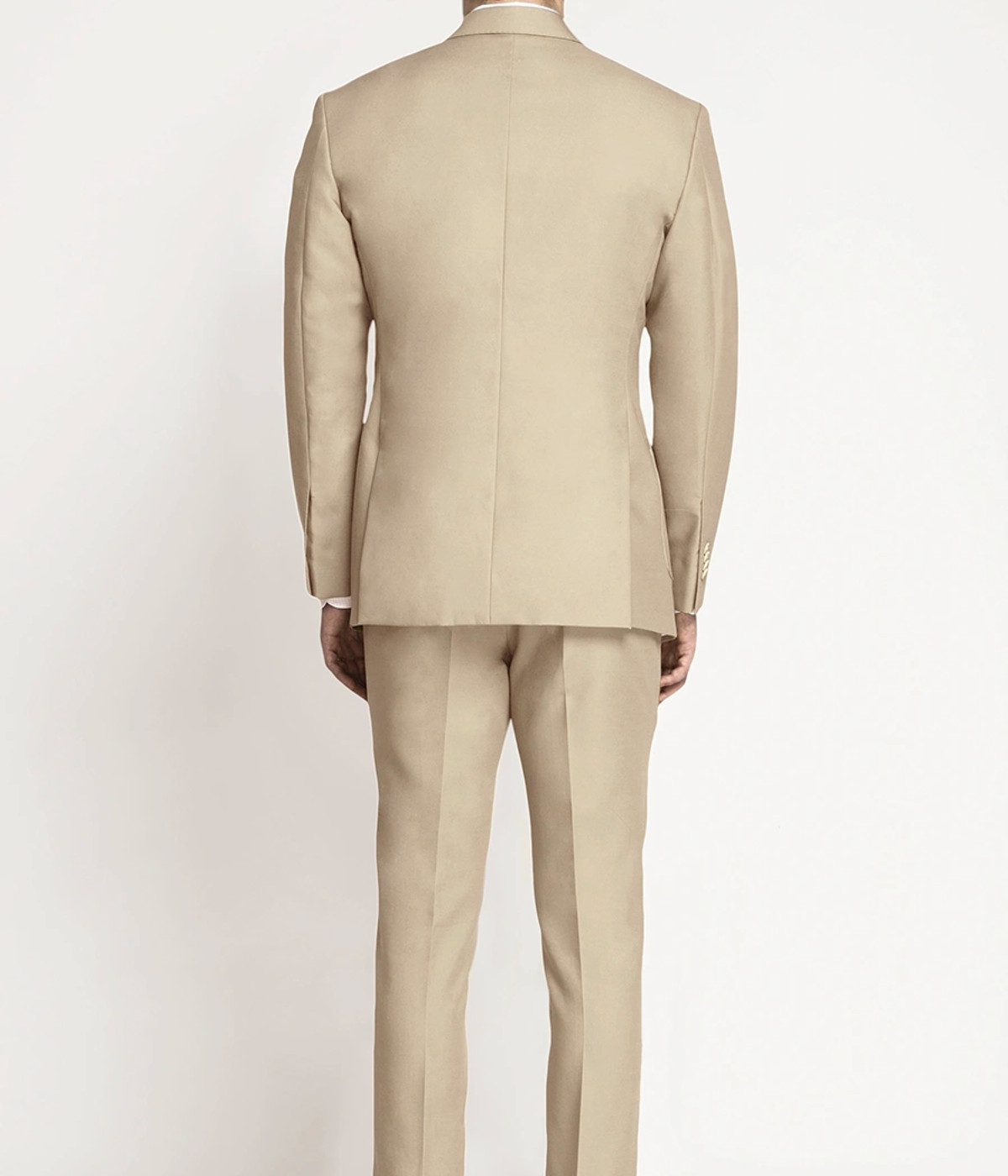 Dusted Brown Khaki Cotton Suit- view-1