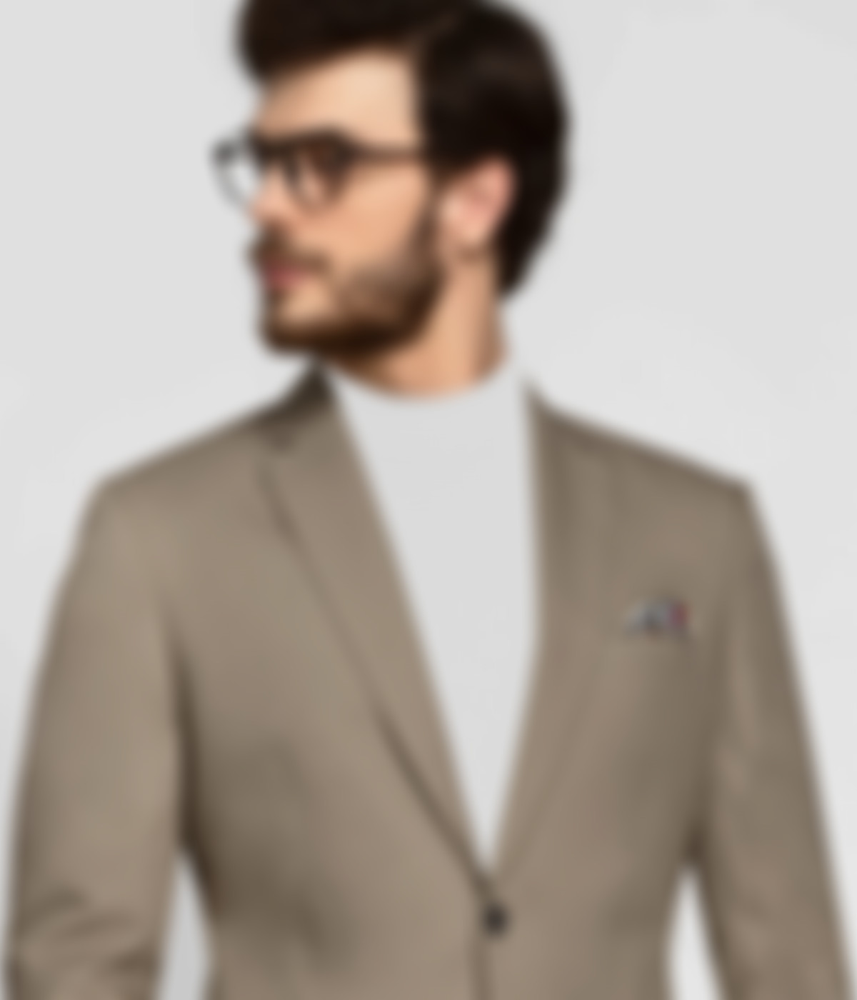 Pebble Brown Khaki Cotton Suit-1