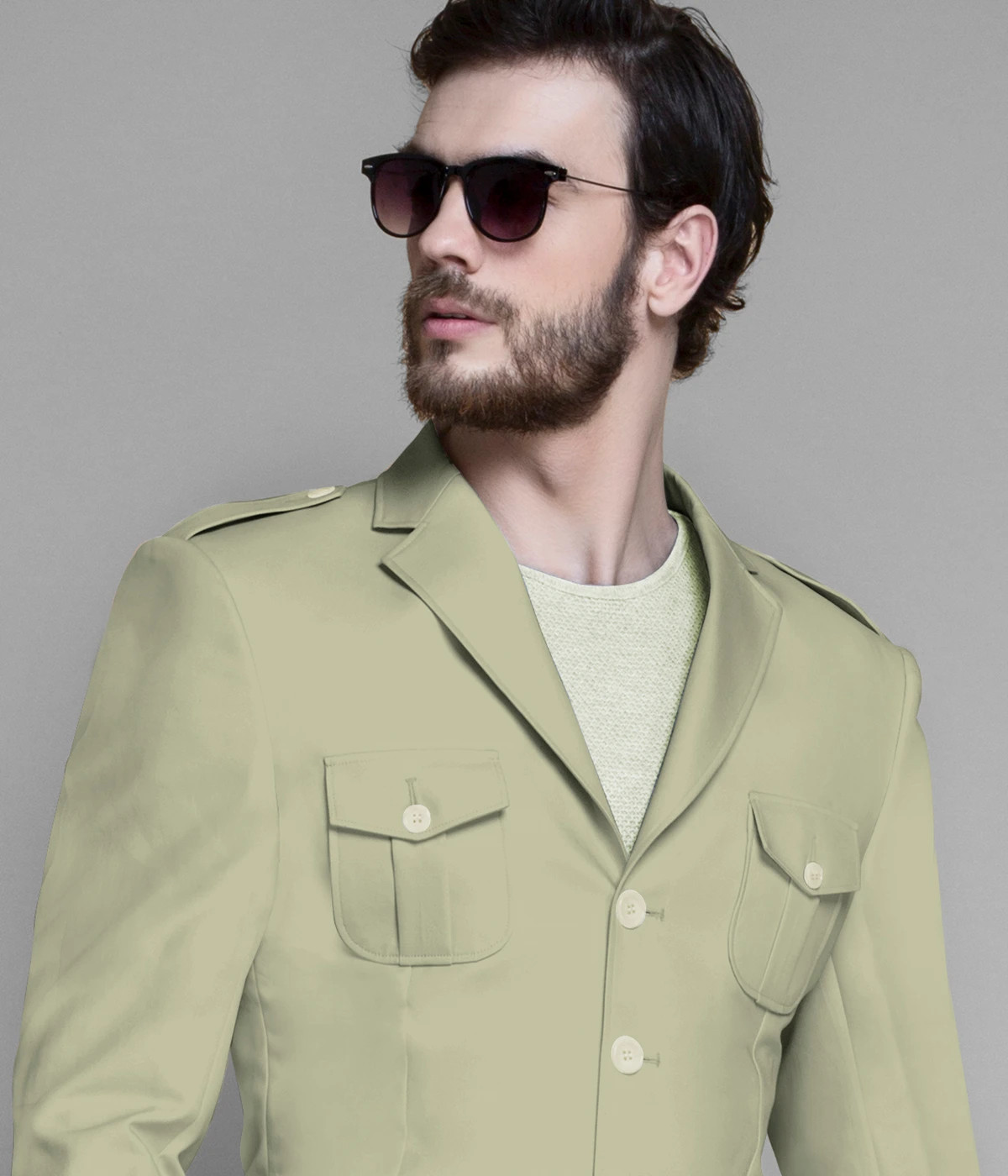 Fraser Sage Green Leisure Suit-1