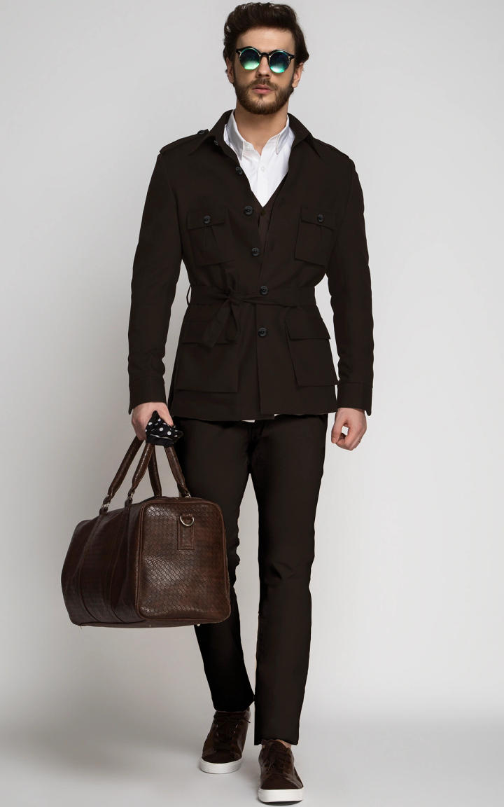 Sergeant Tan Brown Military Suit image