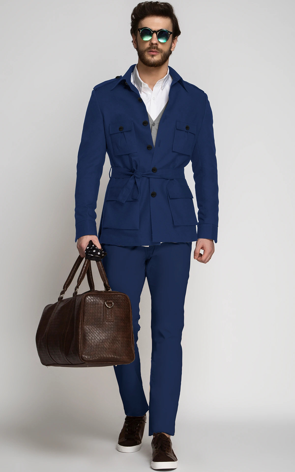 Navy blue military blazer hotsell