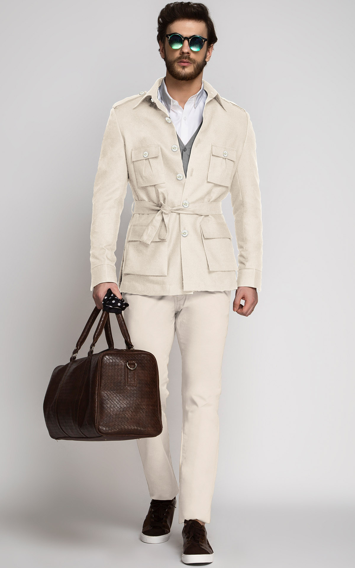 Colonial Beige Military Suit