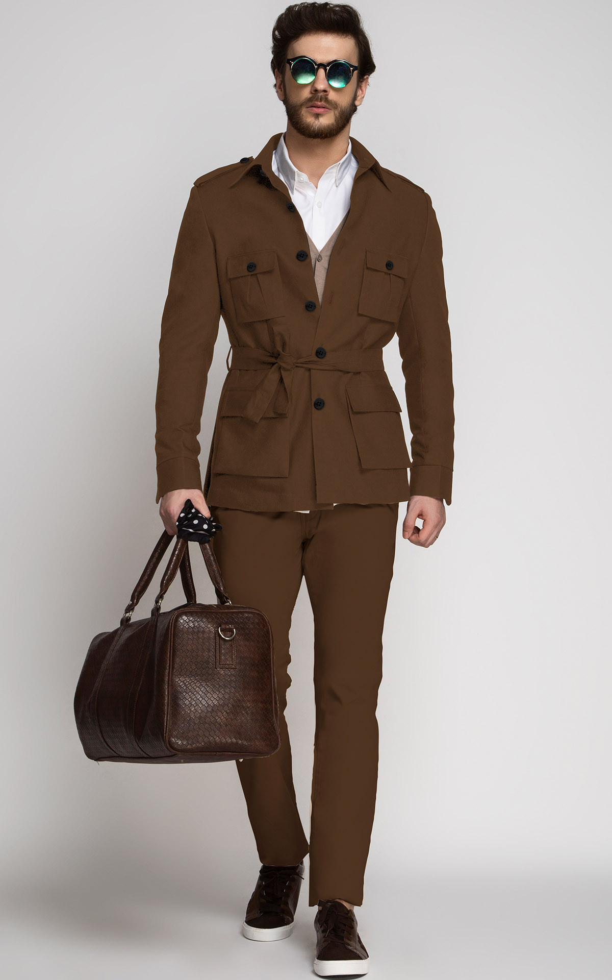 Simpson Brown Military Suit