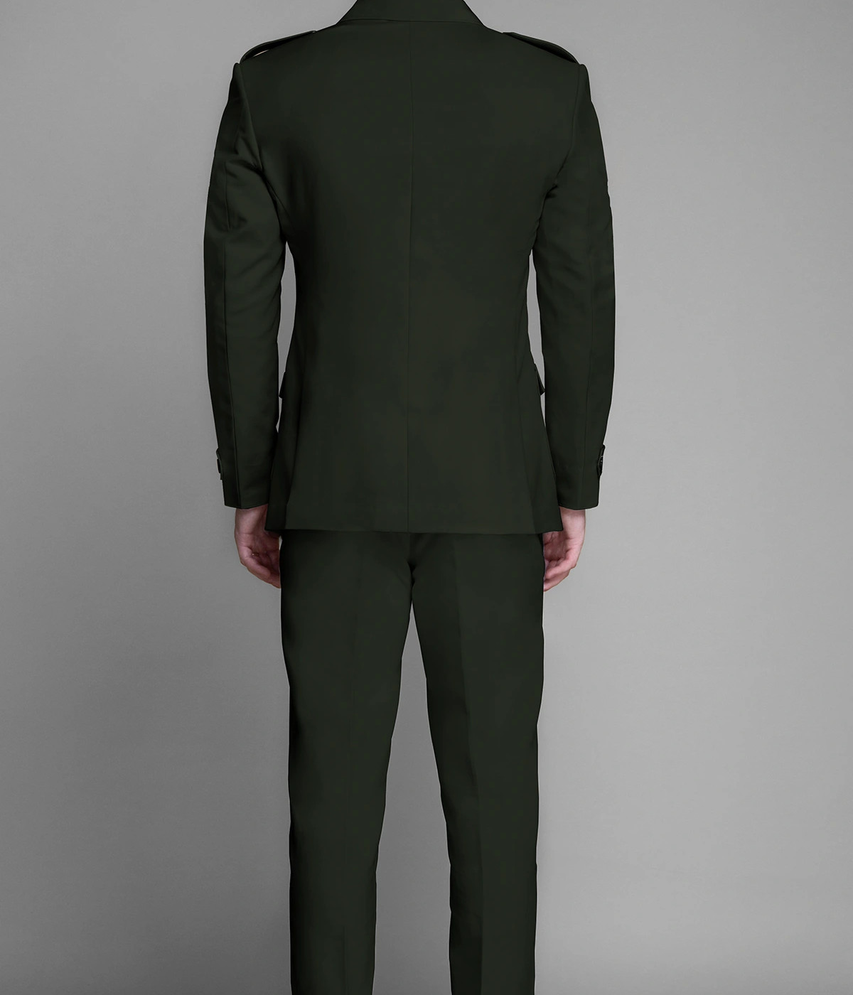 Olive Green Leisure Suit- view-1