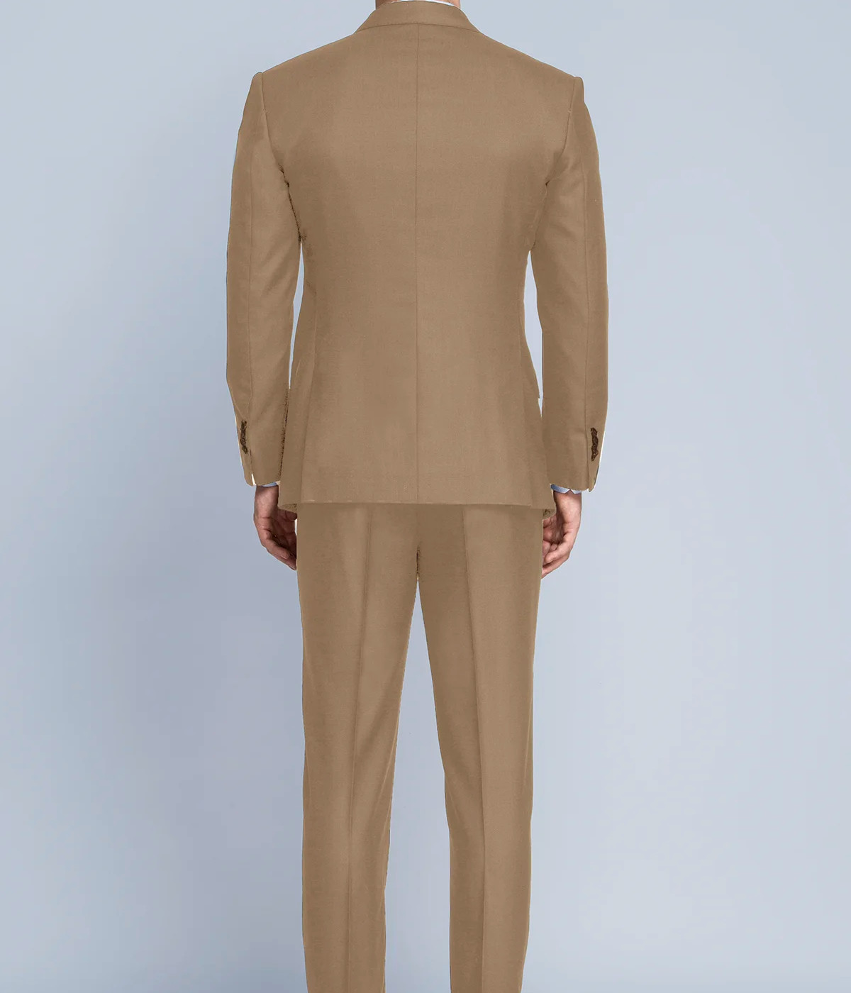 Sand Brown Wool Suit- view-1