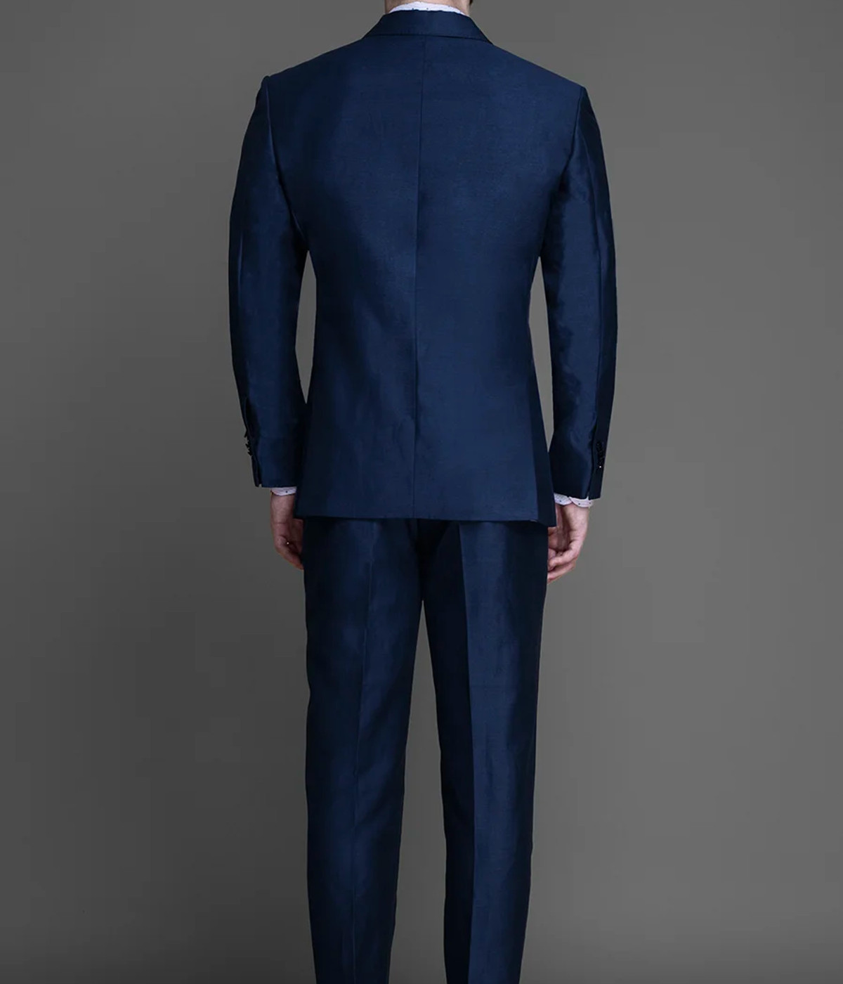 Soho Blue Linen Wool Suit- view-1