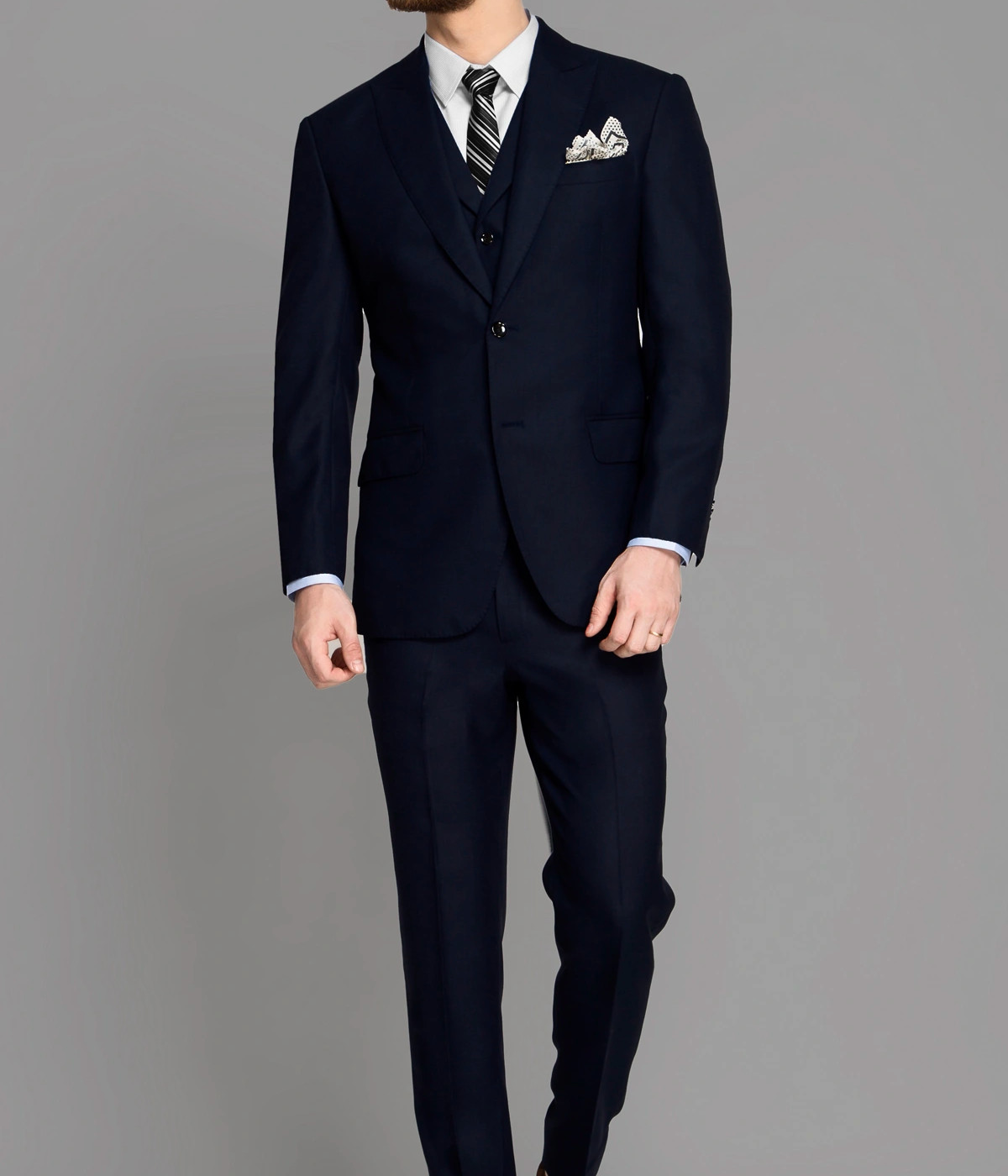 Classic Midnight Blue Suit- view-2