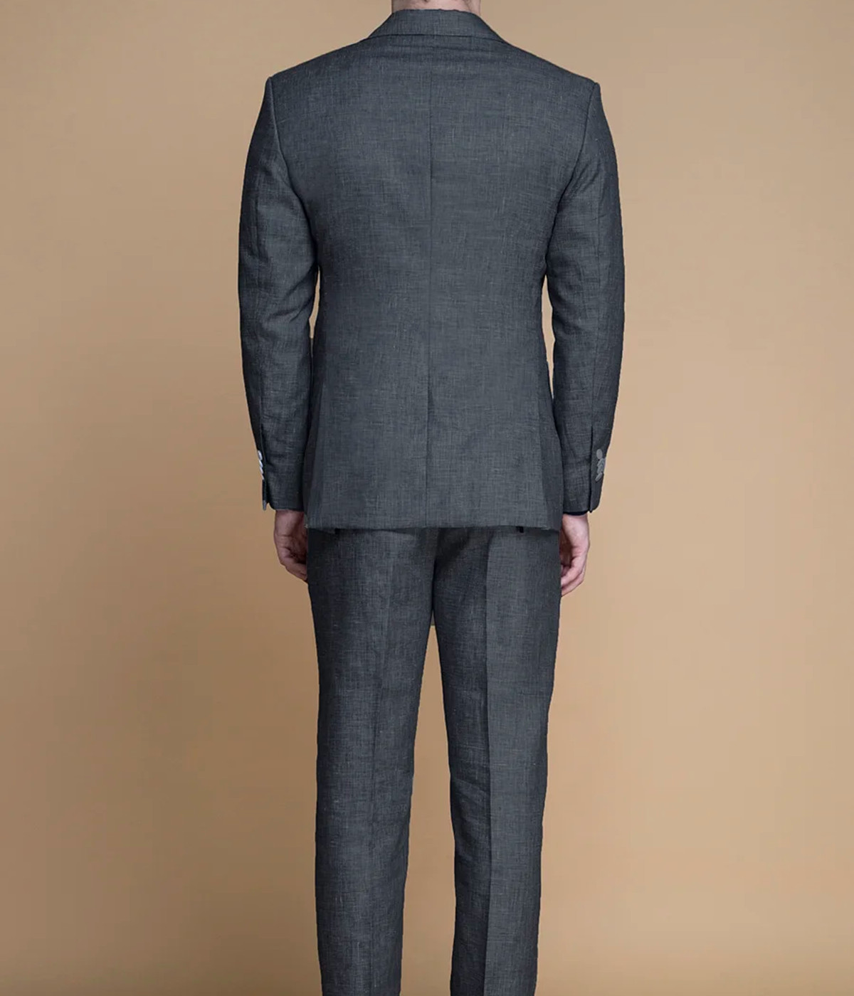 Irish Grey Linen Suit- view-1